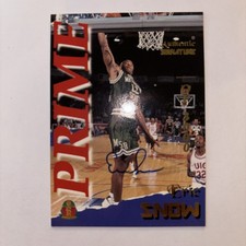 1995 Signature Rookies Prime - Eric Snow #37 Autographs /3000 (AU, RC)