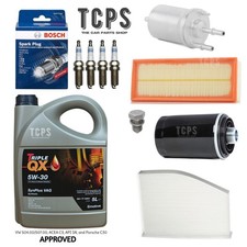 FOR AUDI TT COUPE 2.0 TFSI MK2 FULL SERVICE KIT FILTERS OIL SPARK PLUGS X4