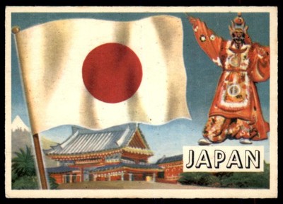 JAPAN 1959 A & BC FLAGS OF THE WORLD - LARGE #36
