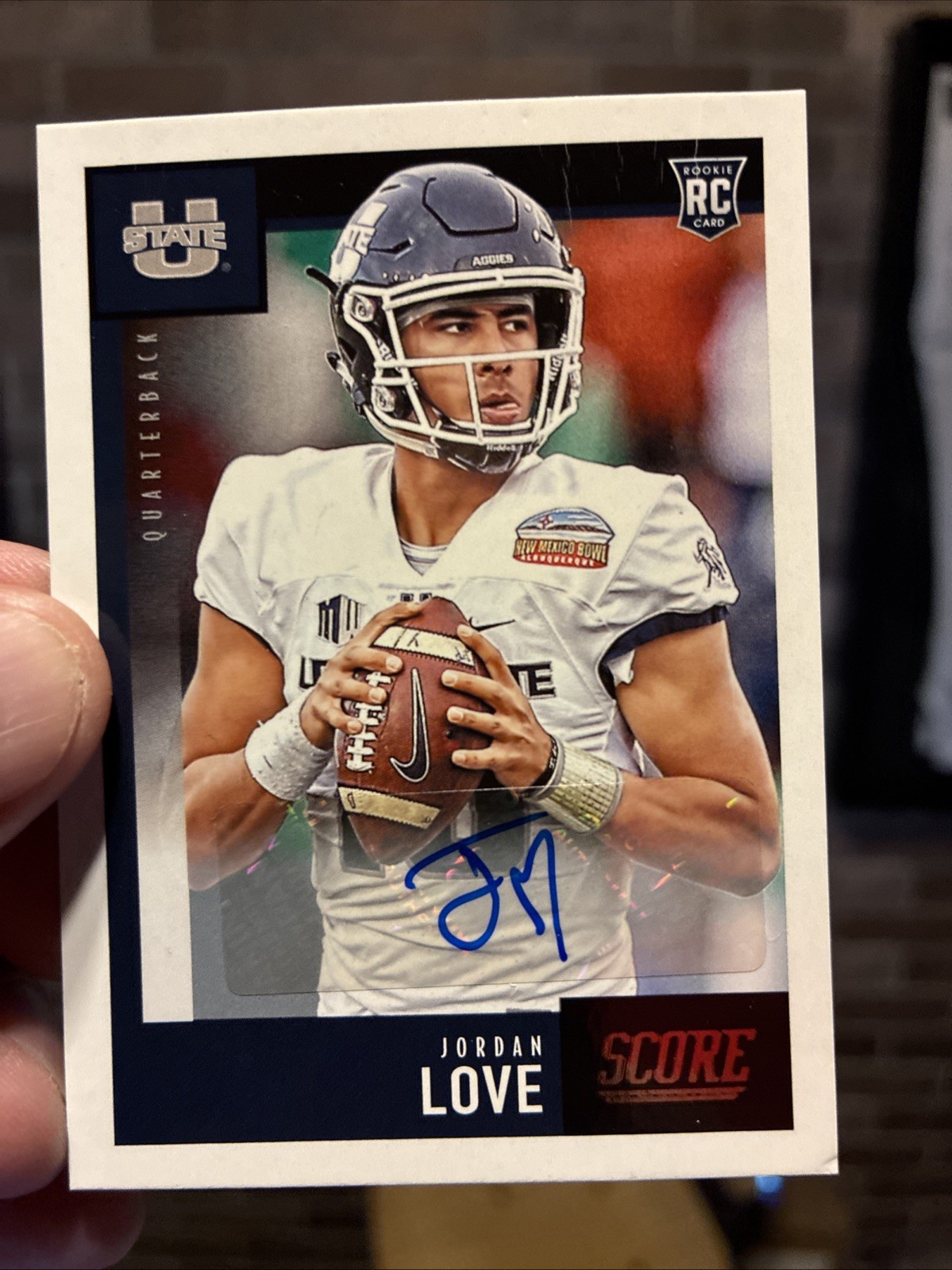 B8 2020 Panini Score Signatures Rookie Auto Jordan Love #361 Signed Autographed