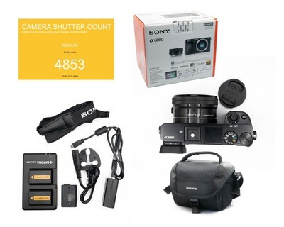 Sony Alpha A6000 + 16-50 OSS | 4853 Auslösungen | Sehr guter Zustand