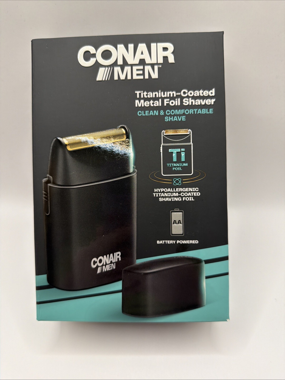 Conair Electric Foil Shaver Titanium-Coated Hypoallergenic S