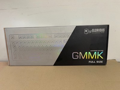 Glorious GMMK Modular Mechanical Gaming Keyboard ISO Layout- RGB LED Backlit,BLK