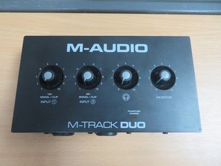 M AUDIO M TRACK DUO INTERFACCIA AUDIO USB PORTATILE IN SCATOLA NERO (MRQAW)