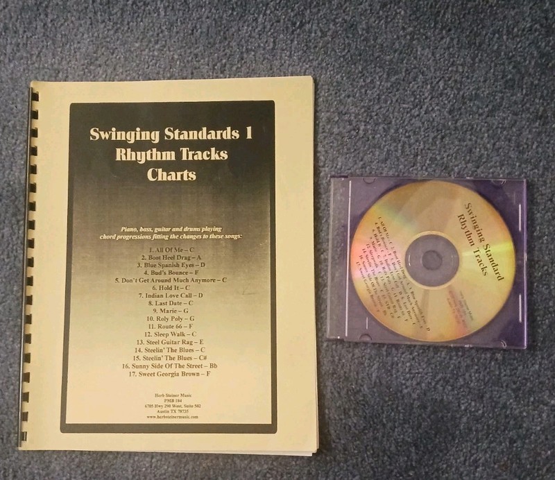 Swinging Standards I Rhythm Tracks Charts Booklet and Corresponding CD