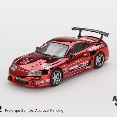 MINIGT 1132# 1:64 Supra A80 Top Secret GT-300 Alloy Model Car