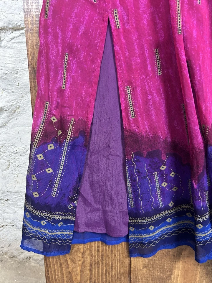 Винтажный новый с Ярлыками Phool макси платье 90-х женщин XL богемное прихоть фея Фиби Buffay друзей - Изображение 4 из 4