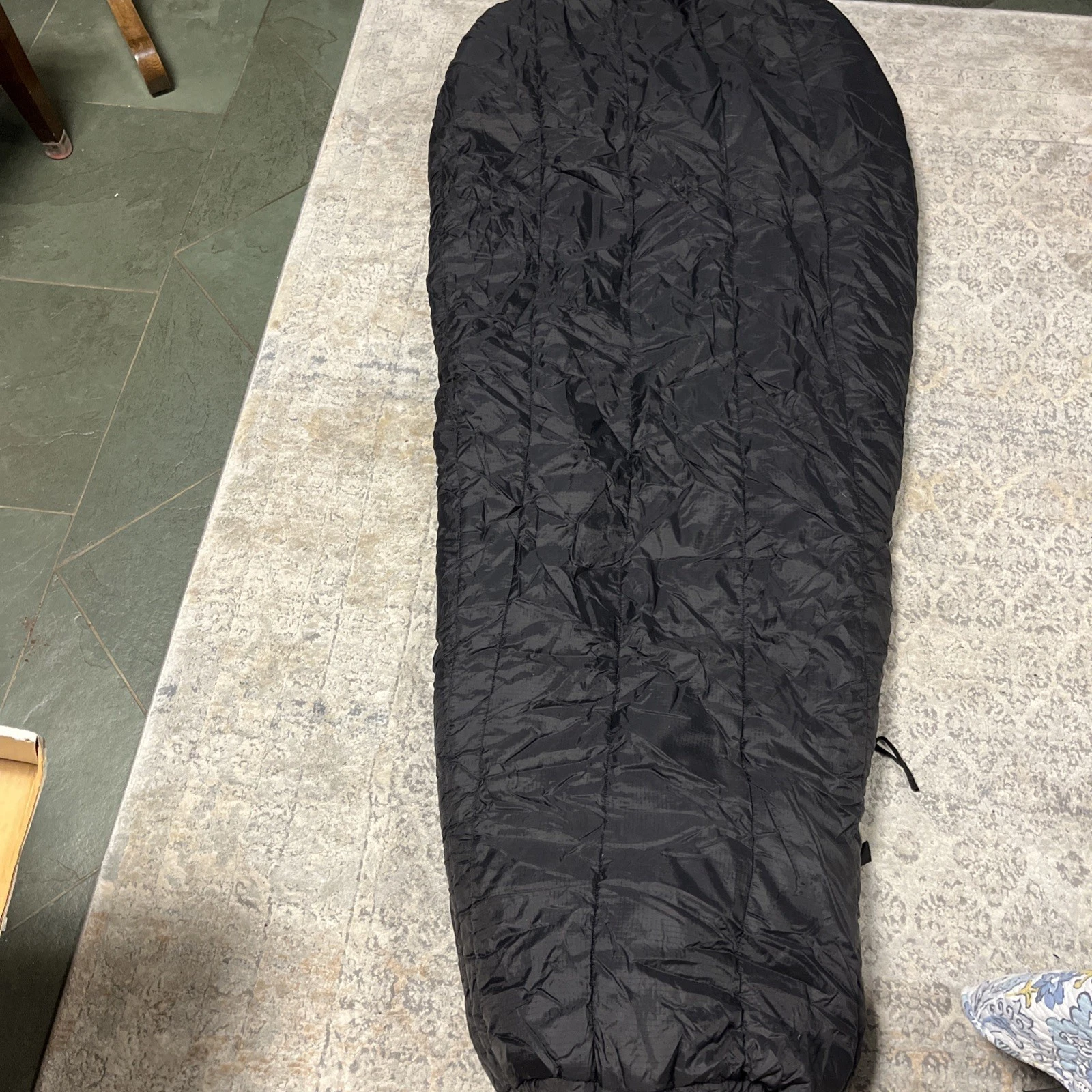 Black Military Sleeping Bag #SPO100-98-D-5042 8465-01-445-6274