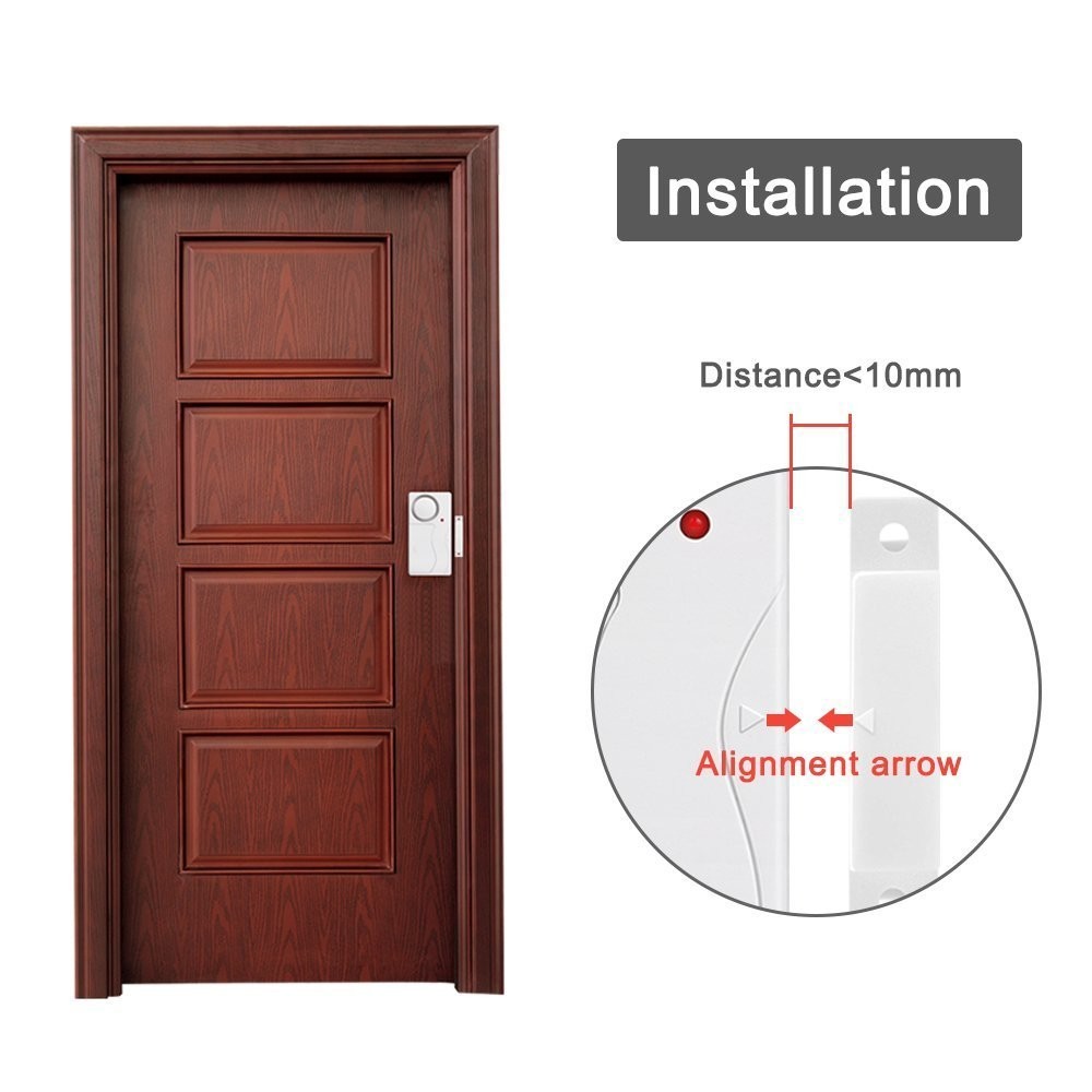 Door Alarm Wireless Anti-Theft Remote Control Door and Window Security Alarms