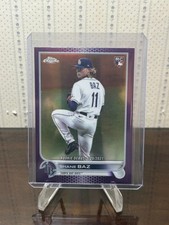 2022 Topps Chrome Update - #USC175 SHANE BAZ - Purple Refractor Rookie