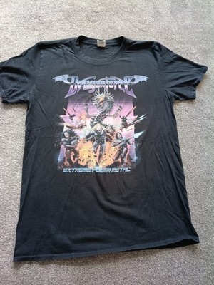 Dragonforce UK & European Tour 2019/20 T-Shirt Rock Band M