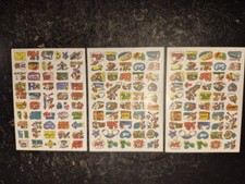 3 Sheets Of Vtg General Mills Cocoa Puffs Color Sneaker Stickers New/Unused Rare