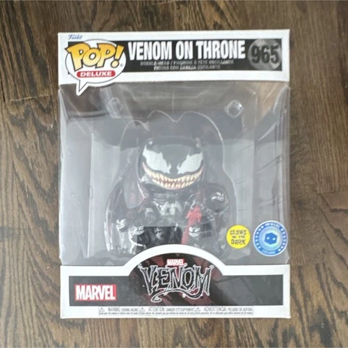 Funko Pop! Vinyl Marvel Venom on Throne #965 Glow in the Dark Collectible