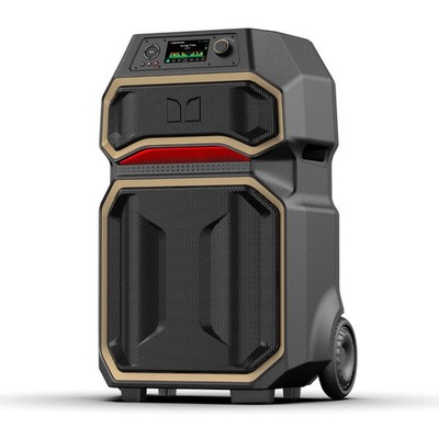 Monster Rockin Roller X Pro 1000W Bluetooth Party Speaker IPX4 15'' Bass LED New