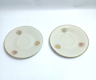 Zeh Scherzer Bavaria Germany Starburst pattern Desiree 4 3/8''Lot of 2 78-113