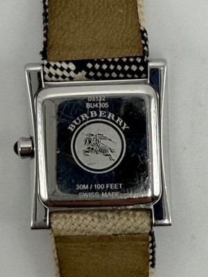 Burberry BU4305‎ New Battery Ladies Tank Watch 22MM 6.75\