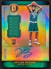 Jaylen Brown - Gold Standard - 2016/17 Rookie RC On Card Auto #/199
