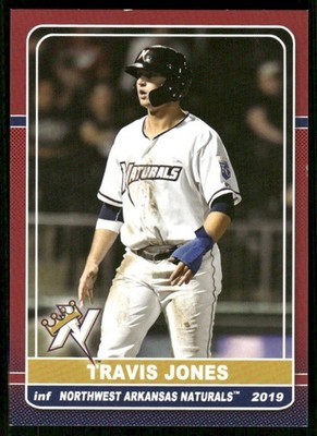 2019 Grandstand Northwest Arkansas Naturals TRAVIS JONES RC ROYALS HUMBLE TX