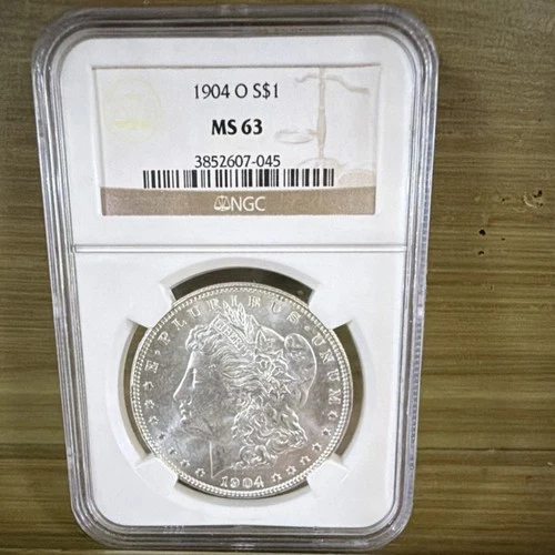 1904 Morgan Dollar New Orleans NGC MS 63 Silver $1 Coin KM#110