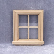 Natural Miniature Window For Dollhouses Model Building And Decoration
