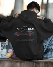 Porsche GT3 RS Hoodie Racing Car Graphic Pullover Streetwear Unisex