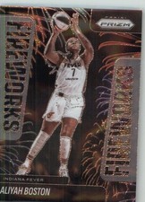 2025 Panini Prizm WNBA #3 Aliyah Boston Fireworks