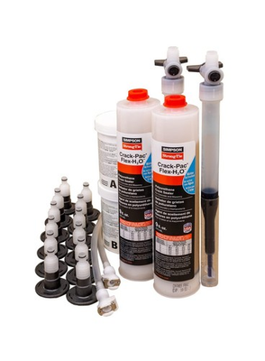 #ad #ad 9 oz Polyurethane Crack Sealer Injection Kit 2 Cartridges Repair $174.84