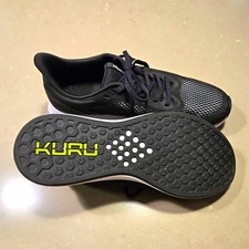 KURU Men's Atom Fusion Athletic Sneakers Black/White US 11 EU 44.5 M