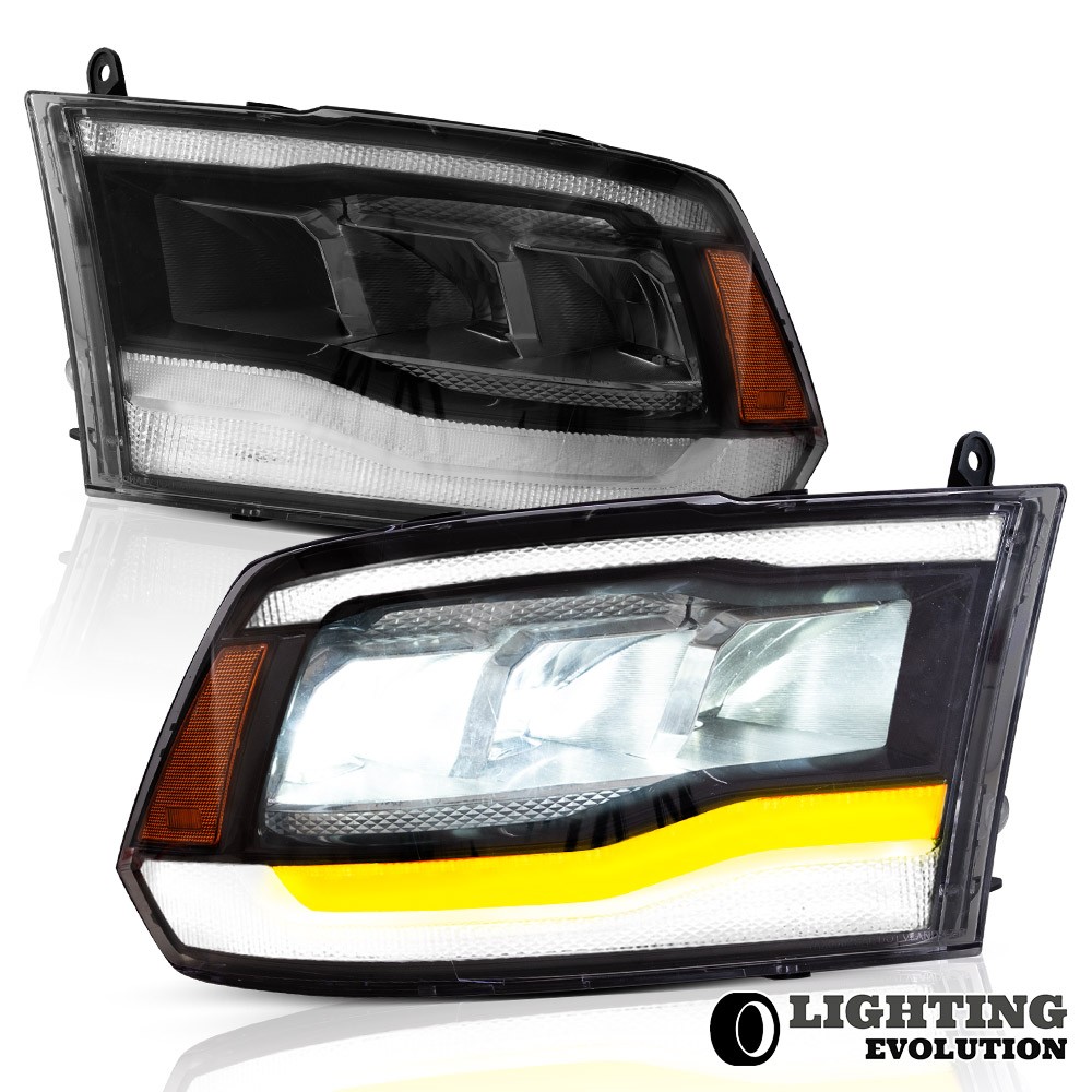 LED Headlights For 2009-2018 Dodge RAM 1500 2500 3500/1500 Classic 2019-2021