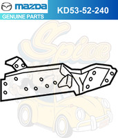 Mazda 2013-2016 CX-5 KotflüGelstrebe Vorne Halterung Halter KD53-52-240 Links