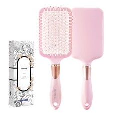 Paddle Hair Brush for Women Men-Detangler Hair Brush with Nylon Bristlesfor T..