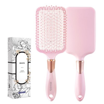 Paddle Hair Brush for Women&Men-Detangler Hair Brush with Nylon Bristlesfor T..