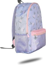 Super Cute Lilac FRENCH PUP Puppy Dog Child Backpack School K Girl Kid Travel
