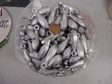 1 oz Lead Bank Sinkers (50) catfishing weights 