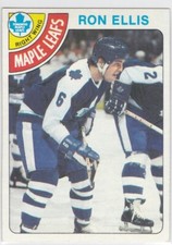78/79 TOPPS...RON ELLIS...CARD # 92...MAPLE LEAFS...FREE COMBINED SHIPPING