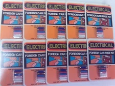 Vtg Hollywood Accessories Emergency Fuse Kits - German Cars -10 PKS  VOLKSWAGEN
