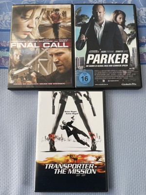 Jason Statham Parker, Final Call und Transporter- The Mission DVD