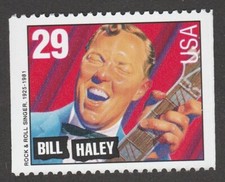 US #2732 MNH 1993 Bill Haley Rhythm Blues Guitar Booklet Single