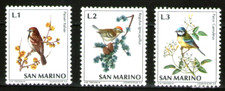 Briefmarken/Lot Briefmarken Vögel der Republik St. Marin, San Marino 1970 Neu** 