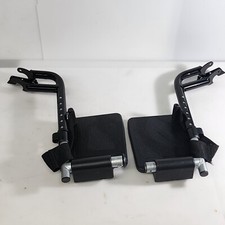 Wheelchair Swing Away Foot Pedals Black