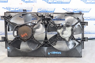 2014 MITSUBISHI LANCER EVOLUTION X GSR OEM ENGINE RADIATOR COOLING FAN ASSY #649