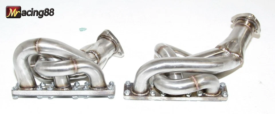 Stainless Steel Header fit BMW 92-95 320i/325i 96-99 328i 98-99 323i New Brand - Image 3 of 4