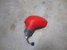 Seat Leon Left wing mirror powerfold 2009 - 2012  facelift red passenger