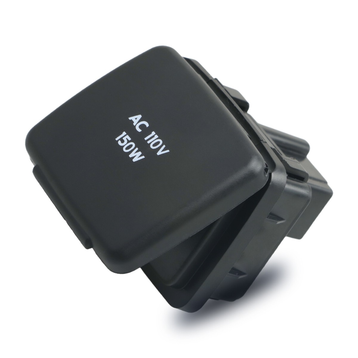 Black Center Console Power Outlet Rear for 2011-2016 Ford Explorer