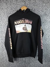 Star Wars The Mandalorian Hoodie Black H M Kids Size 16-18 Graphic Pullover