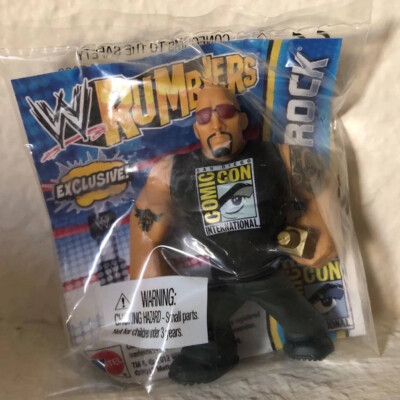 WWE Rumblers SDCC 2012 Exclusive The Rock Figure Mattel BX5E