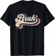 2025/NEW LIMITED Bruh Funny Saying Meme Retro T-Shirt