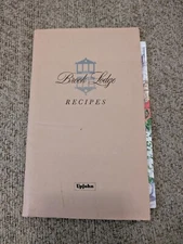 Brook Lodge Recipes Upjohn Augusta Michigan Booklet & 30+ Recipe Cards