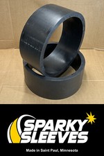 HDPE Drift Trike Sleeves 11.3" Diameter 5" Wide 3/4" Thick with Square 90º Edges