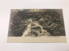 Glen View Falls Scene Hartwick New York RPPC Postcard Near Oneonta NY